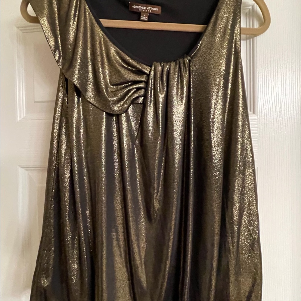 Adrienne Vittadini Black Studio Blouse